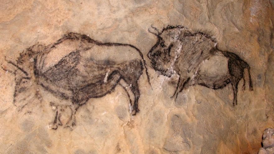 Resultado de imagen para Fotos del grupo de arqueÃ³logos descubre en Cantabria uno de los frisos de pinturas rupestres mÃ¡s grandes del mundo